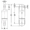 Crosby AS-5 Eye & Eye Angular Contact Bearing Swivel