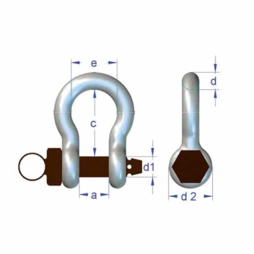 Gunnebo 860 Lifting ROV Shackle